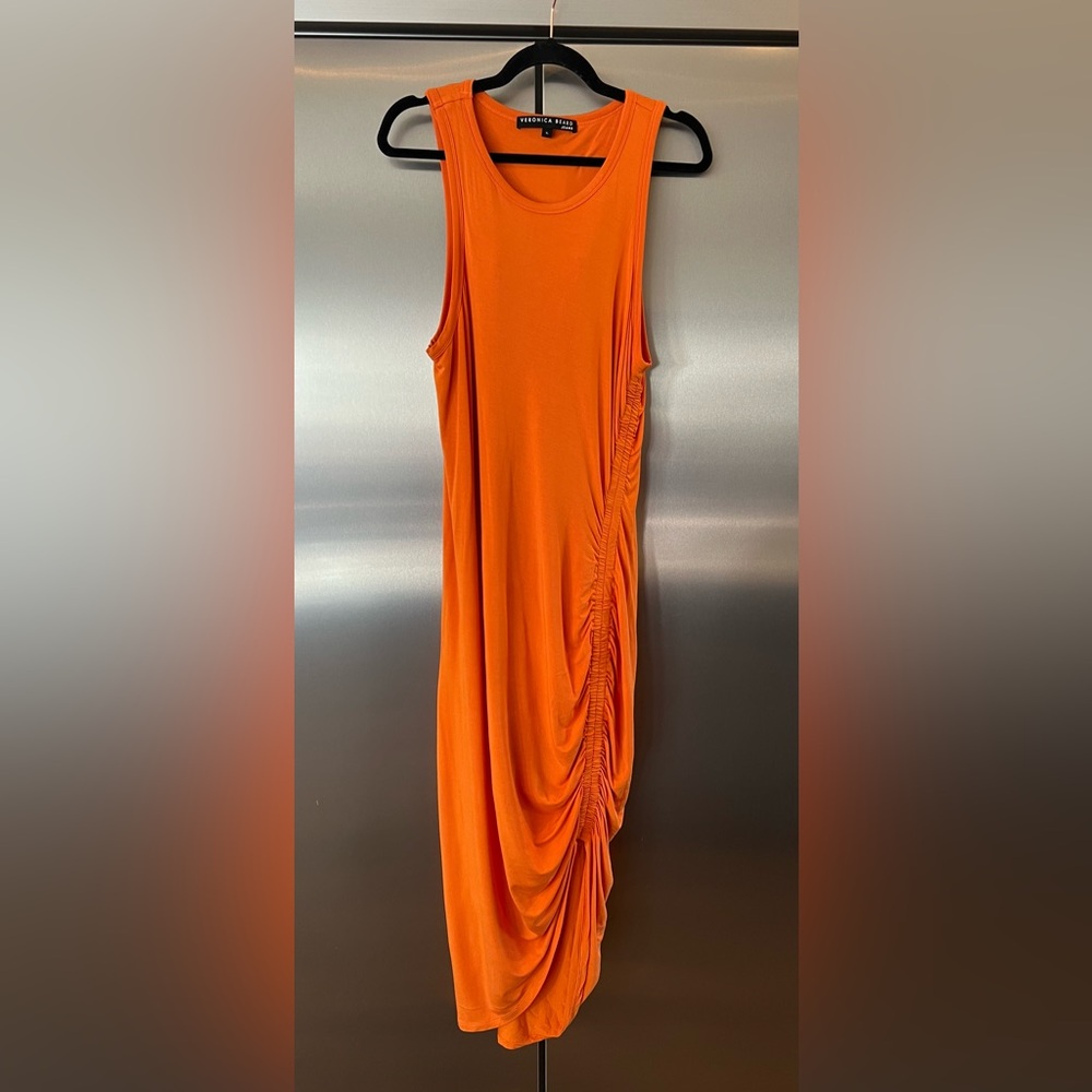Veronica Beard XL Haylee Bodycon Dress in Orange